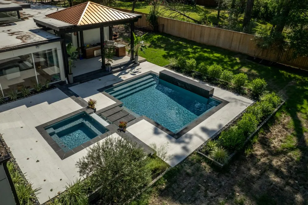 modern pool and hot tub builder houston tx