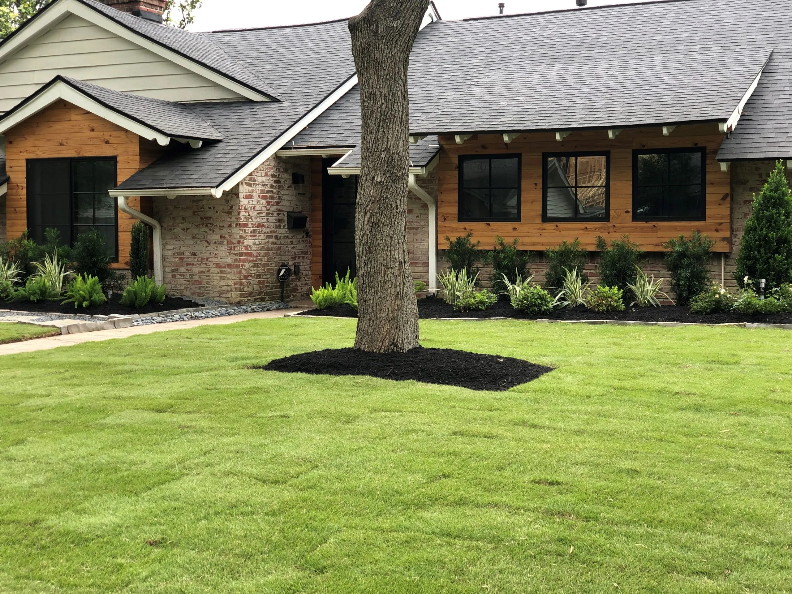 modern landscape designers Fulshear Houston Katy Cypress TX