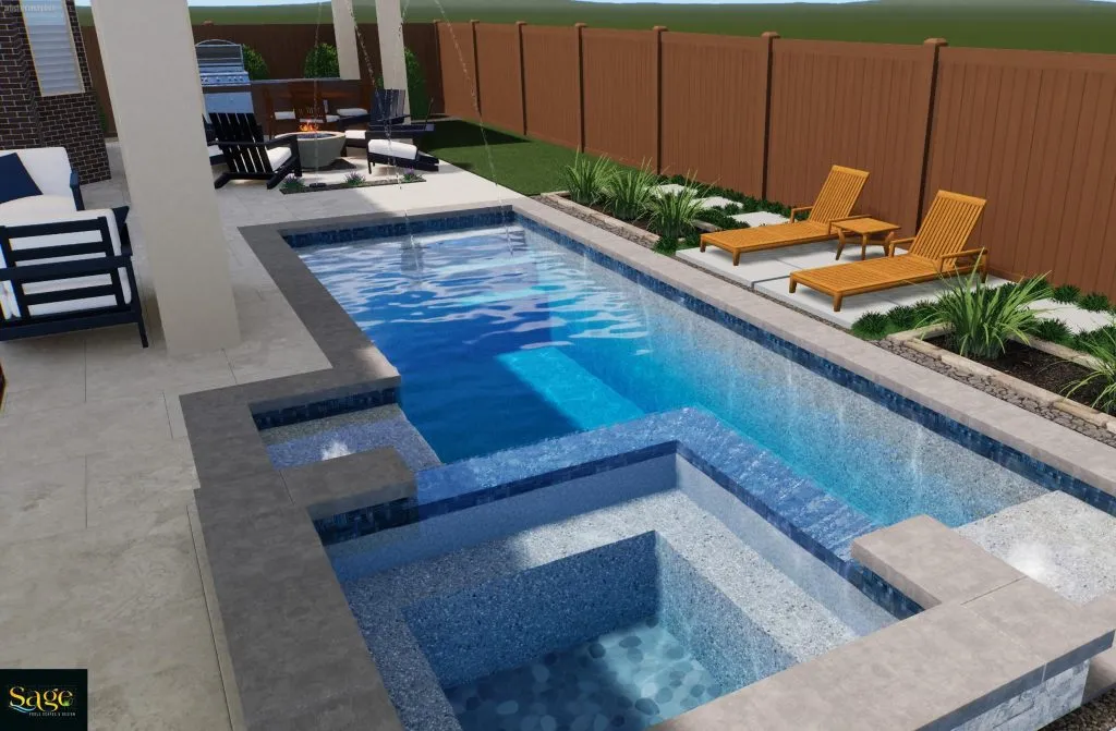 small cheap pool and spa Katy Houston Fulshear