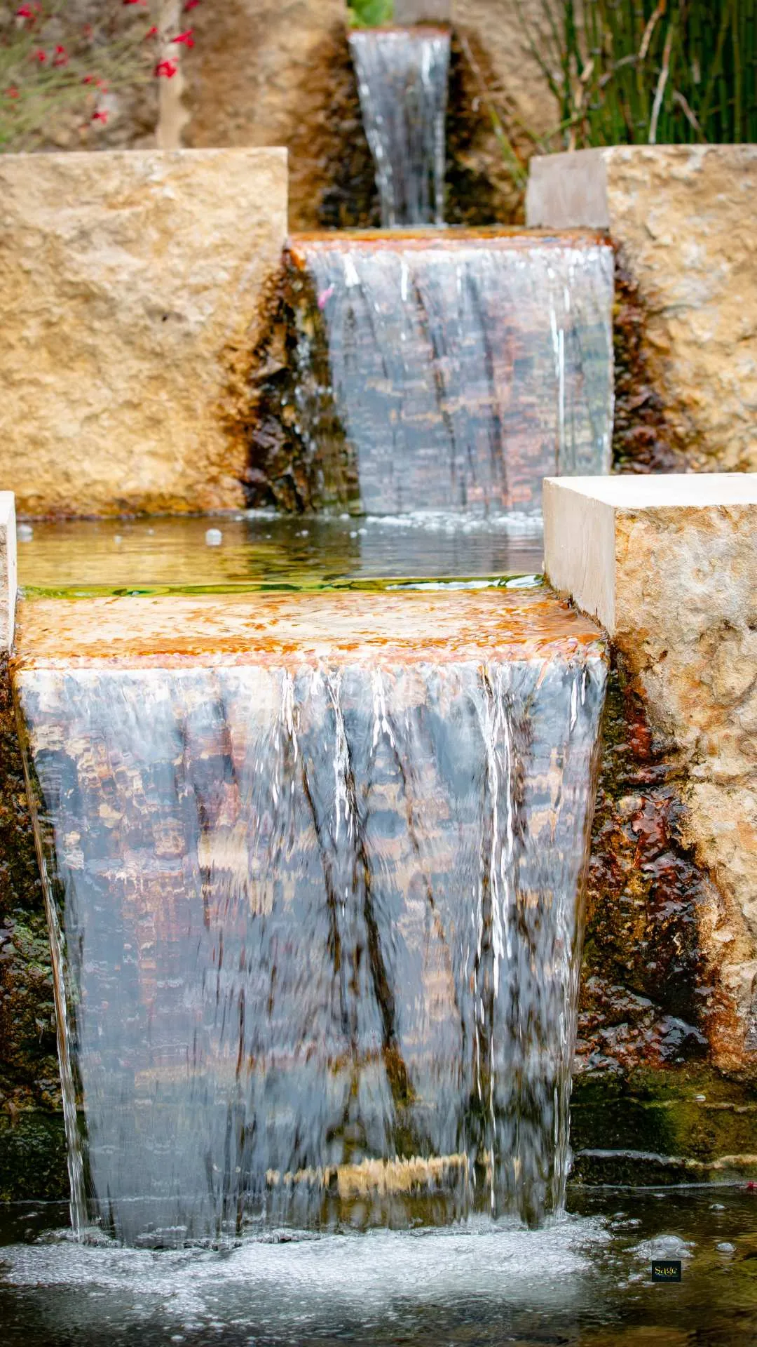 backyard waterfall design and installation